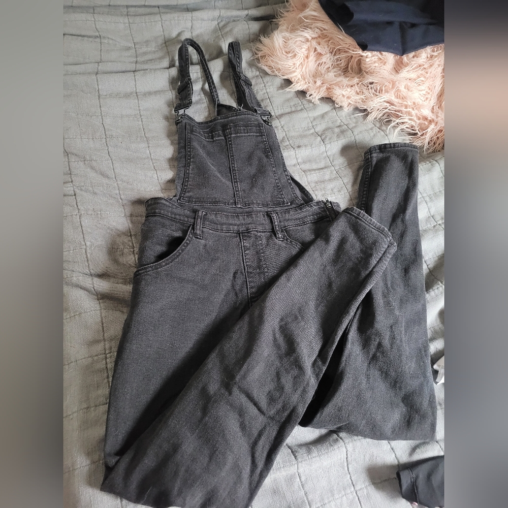 Cheap Monday Black Denim Overalls Sz M